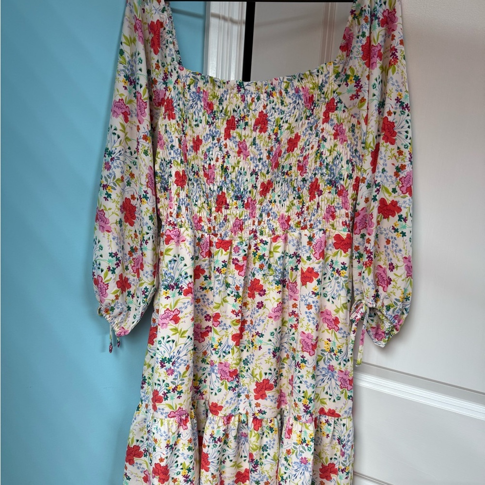 Floral Smocked Dress